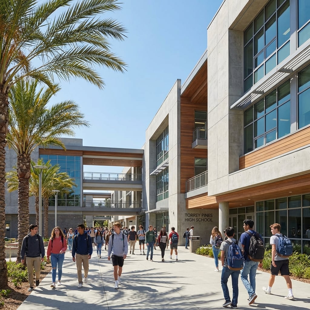 Torrey Pines High School学术与体育强校