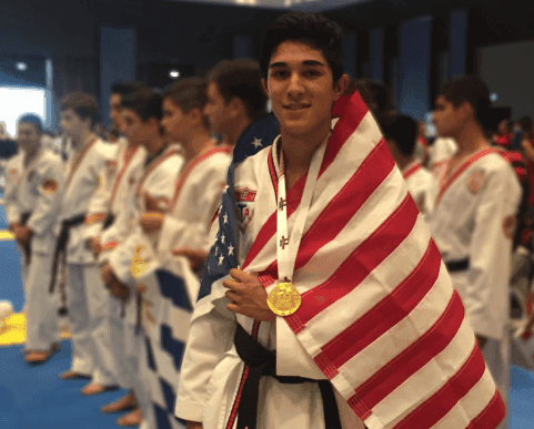 Andrew Heiati (Class of 2019) was the PanAmerican Tae Kwon Do Champion